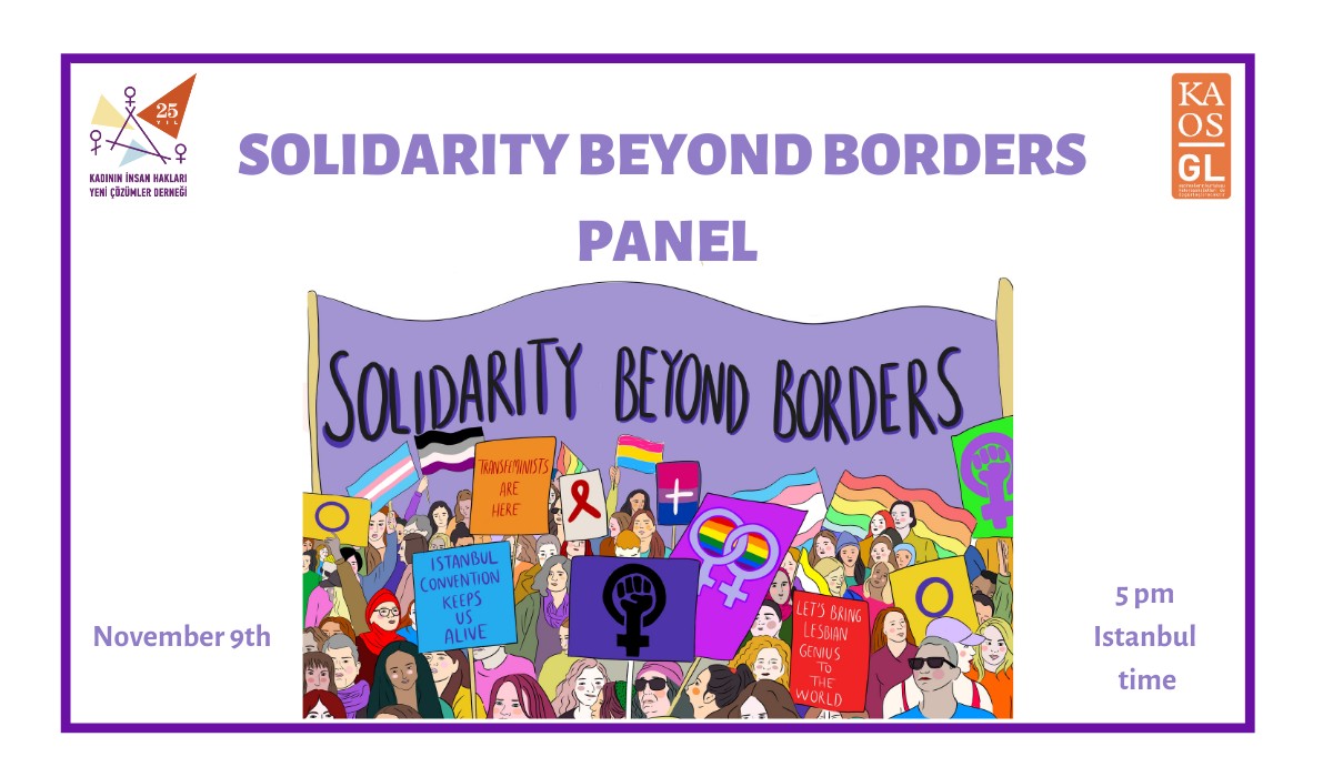You are invited to the panel "Solidarity Beyond Borders"! Kaos GL - News Portal for LGBTI+
