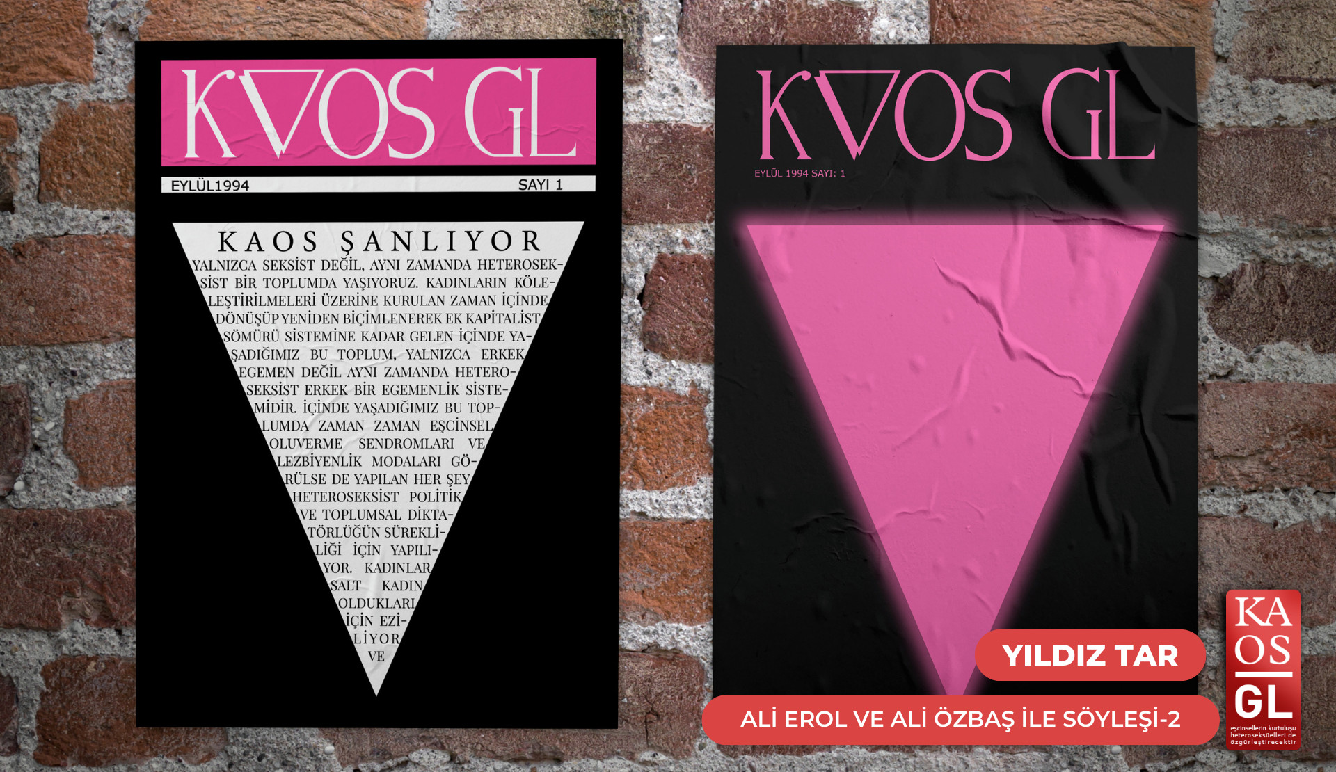 Kaos GL Dergisi’nin ilk sayısı çıkıyor! Kaos GL - LGBTİ+ Haber Portalı