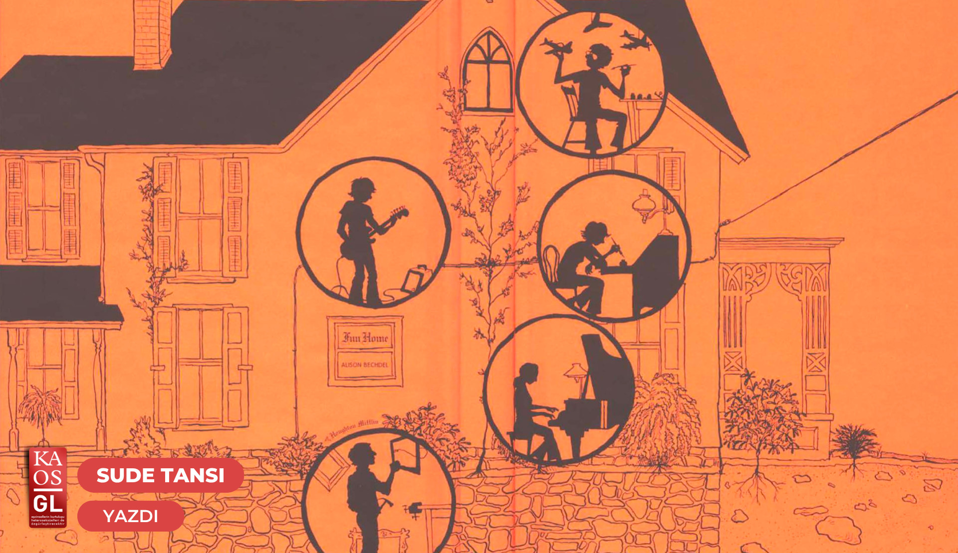 Karanlığın ardından umut ışığı:  Alison Bechdel’in "Cenaze Evi, Şenlik Evi: Bir Aile Trajikomedisi" üzerine | Kaos GL - LGBTİ+ Haber Portalı Gökkuşağı Forumu Köşe Yazısı