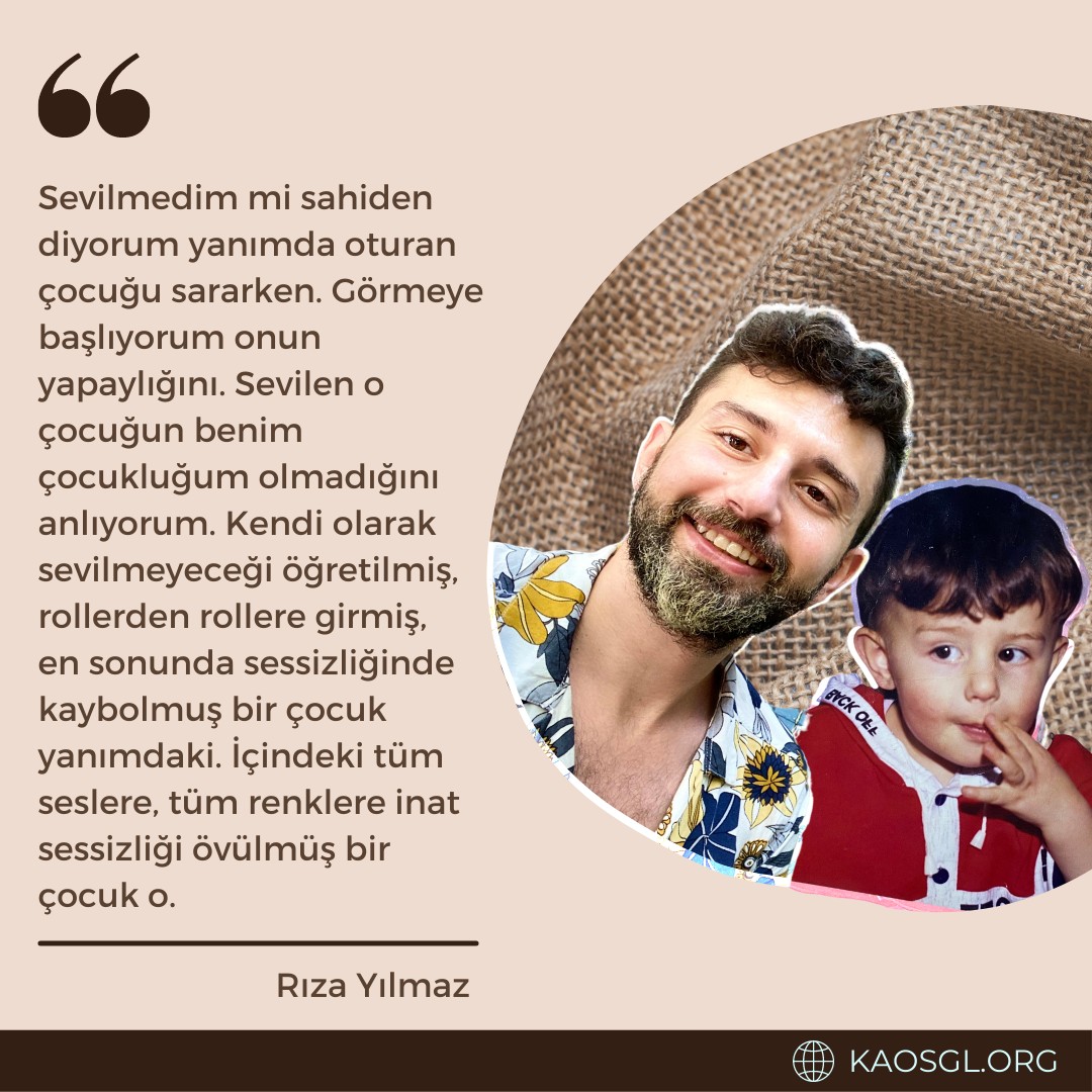 Kırılganlığıma notlar 3: Çocukluğuma dost değil miyim? Kaos GL - LGBTİ+ Haber Portalı
