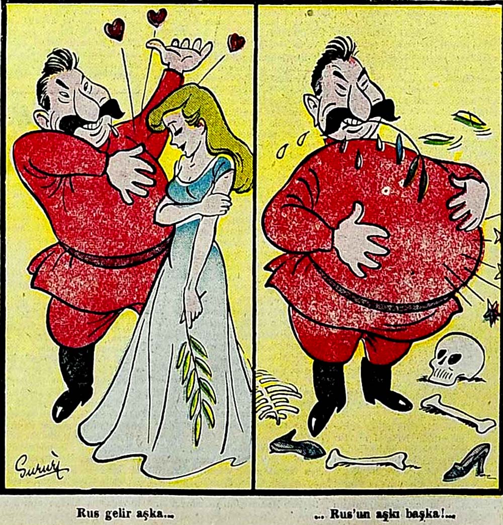 Soğuk savaş, soğuk espri: 1950 yılından cinsiyetçi karikatür Kaos GL - LGBTİ+ Haber Portalı