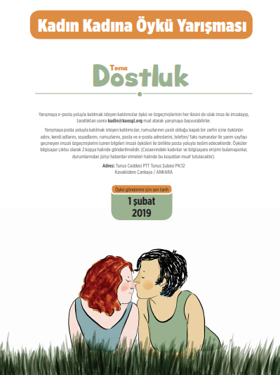 14. Kadın Kadına Öykü Yarışması: “Bir Dostluktan Neler Doğar?” | Kaos GL - LGBTİ+ Haber Portalı