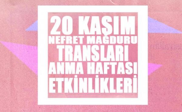 20 Kasım etkinlikleri yarın başlıyor! Kaos GL - LGBTİ+ Haber Portalı