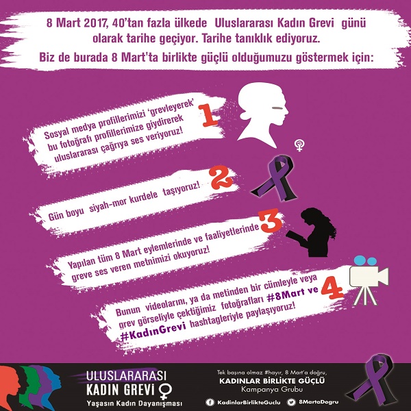 Uluslararası Kadın Grevi&rsquo;ne ses ver! Kaos GL - LGBTİ+ Haber Portalı