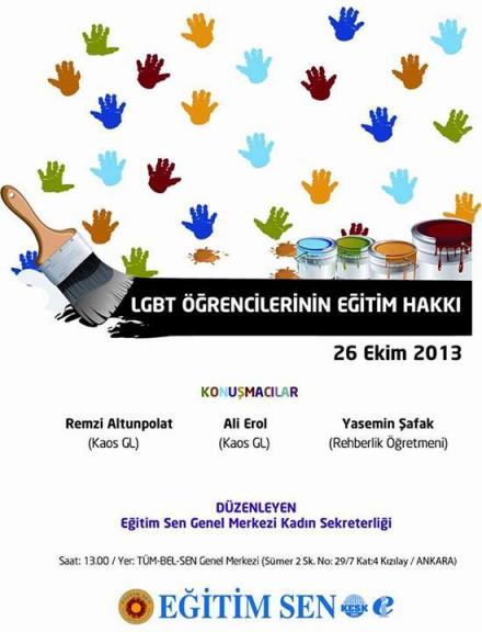 Eğitim Sen ve Kaos GL&rsquo;den Eğitim Hakkı Paneli Kaos GL - LGBTİ+ Haber Portalı