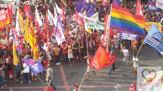 Filipinler&rsquo;de LGBT&rsquo;ler 1 Mayıs&rsquo;ta Alanlardaydı Kaos GL - LGBTİ+ Haber Portalı