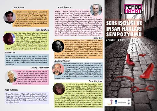 Pembe Hayat Seks İşçiliği Sempozyumuna Çağırıyor! Kaos GL - LGBTİ+ Haber Portalı