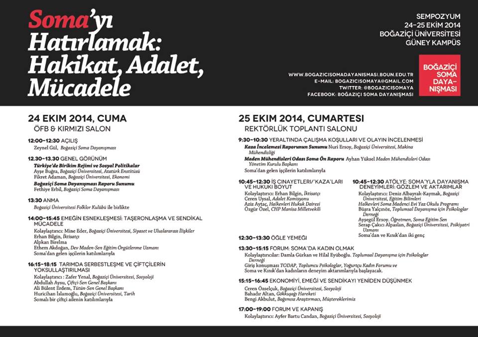 Boğaziçililer adalet için Soma&rsquo;yı hatırlatıyor Kaos GL - LGBTİ+ Haber Portalı