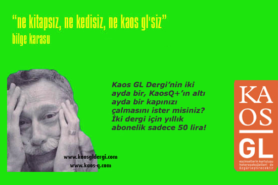 &lsquo;Ne kitapsız, ne kedisiz, ne Kaos GL&rsquo;siz&rsquo; Kaos GL - LGBTİ+ Haber Portalı