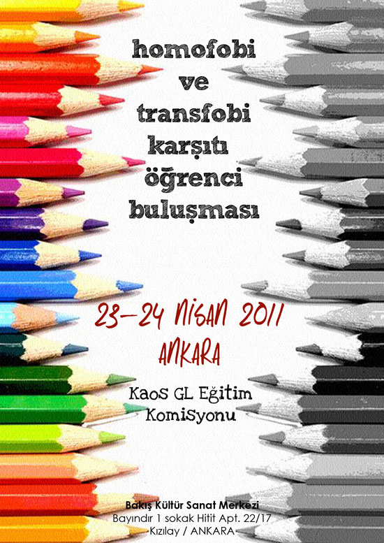 Homofobi ve Transfobi Karşıtı Öğrenciler 23-24 Nisan&rsquo;da Buluşuyor! Kaos GL - LGBTİ+ Haber Portalı