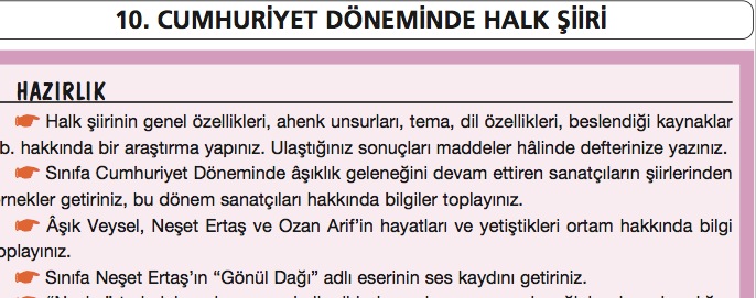 Ders Kitabında Irkçılığa "Halk Şiiri" Kılıfı Kaos GL - LGBTİ+ Haber Portalı