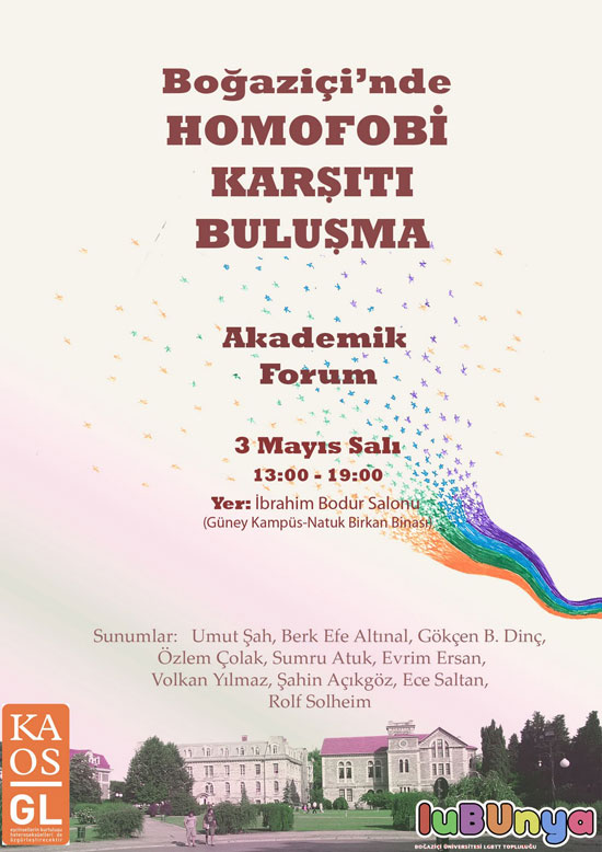 Boğaziçi&rsquo;nde Homofobiye Karşı Akademik Forum Kaos GL - LGBTİ+ Haber Portalı
