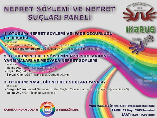 Marmara&rsquo;da Üniversitesi&rsquo;nde Nefret Söylemi Paneli Kaos GL - LGBTİ+ Haber Portalı