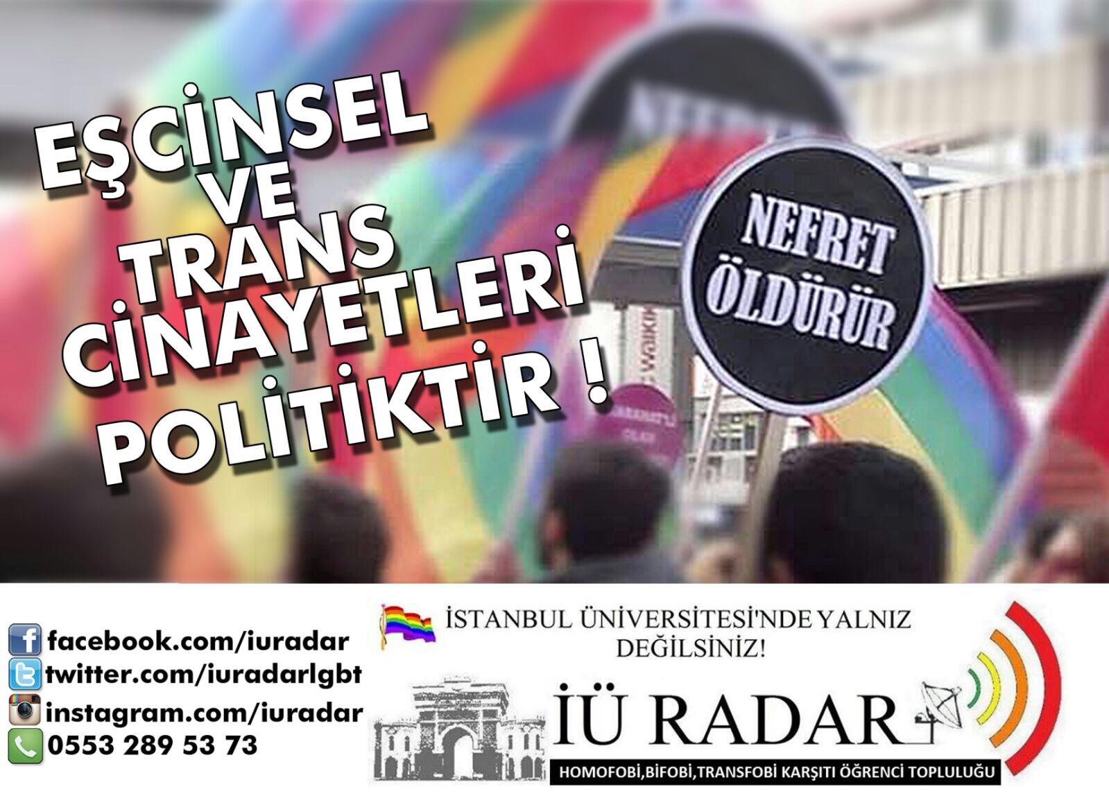 İstanbul Üniversitesi&rsquo;nde LGBTİ afişlerine saldırı Kaos GL - LGBTİ+ Haber Portalı