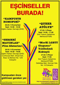 Buluşma Sırası Eskişehir, Samsun ve Kars&rsquo;ta Kaos GL - LGBTİ+ Haber Portalı