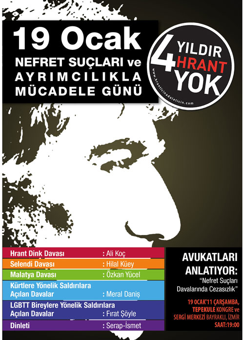 Hrant Dink İzmir&rsquo;de de Anılıyor Kaos GL - LGBTİ+ Haber Portalı