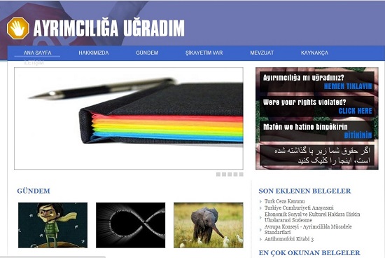 &lsquo;Ayrımcılığa Uğradım&rsquo; websitesi yayında! Kaos GL - LGBTİ+ Haber Portalı