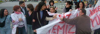 Ankaralı kadınlar Bacca için eylemde Kaos GL - LGBTİ+ Haber Portalı