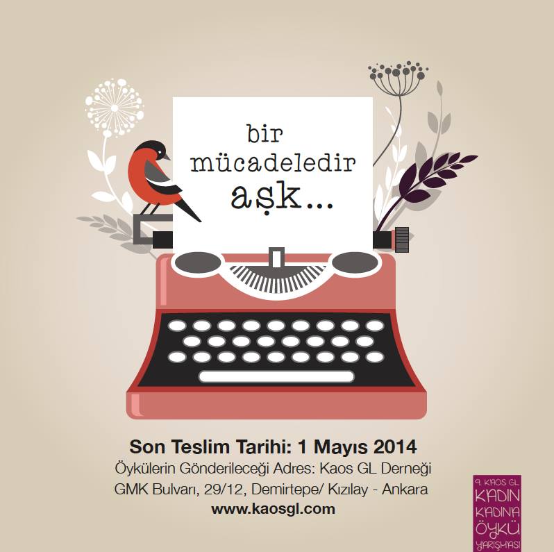 Kadın Kadına Öykü Yarışması için Son 1 Ay! Kaos GL - LGBTİ+ Haber Portalı