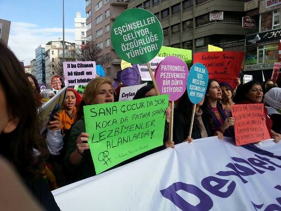 Eşcinsel, Biseksüel ve Trans Kadınlar Şiddete Karşı Ankara&rsquo;da Yürüdü Kaos GL - LGBTİ+ Haber Portalı