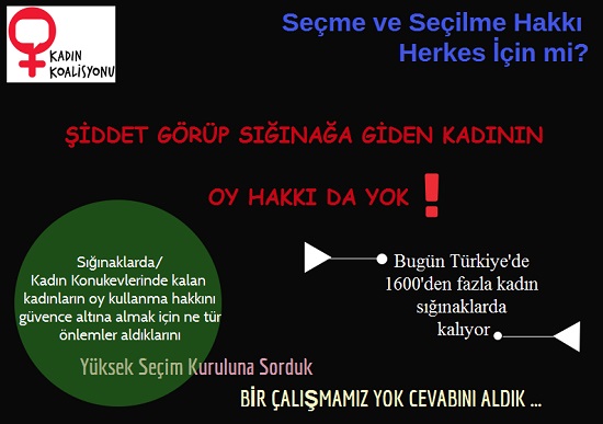 Genel seçimlerde binlerce kadın oy kullanamayacak! Kaos GL - LGBTİ+ Haber Portalı