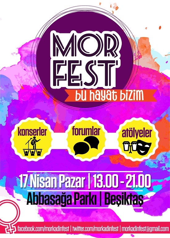 Festival mora boyandı: Morfest! Kaos GL - LGBTİ+ Haber Portalı
