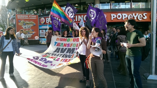 SDP&rsquo;li Kadınlardan Kızılay AVM Eylemi Kaos GL - LGBTİ+ Haber Portalı