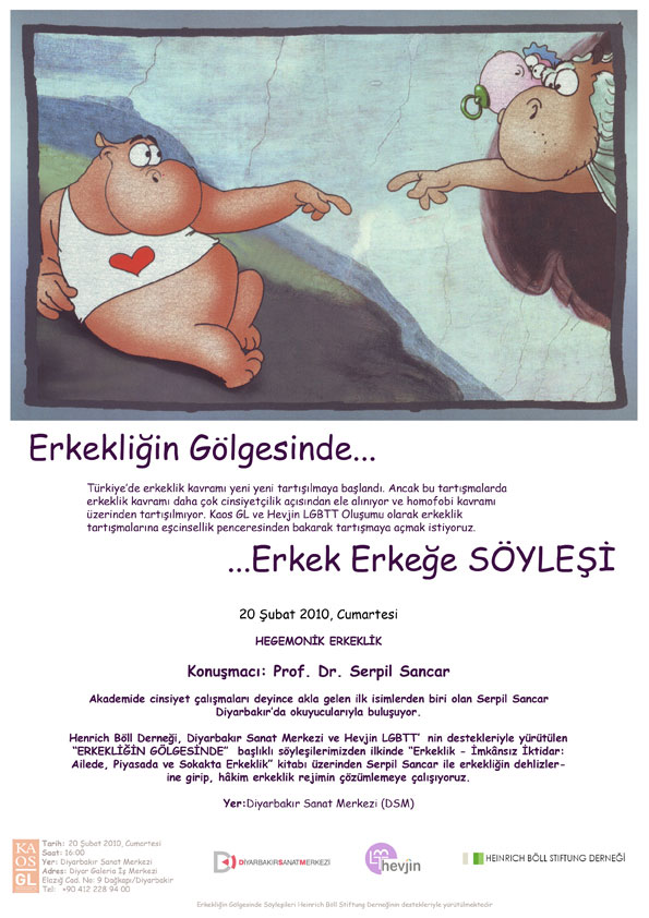 Diyarbakır'da Hegemonik Erkeklik Konuşulacak Kaos GL - LGBTİ+ Haber Portalı