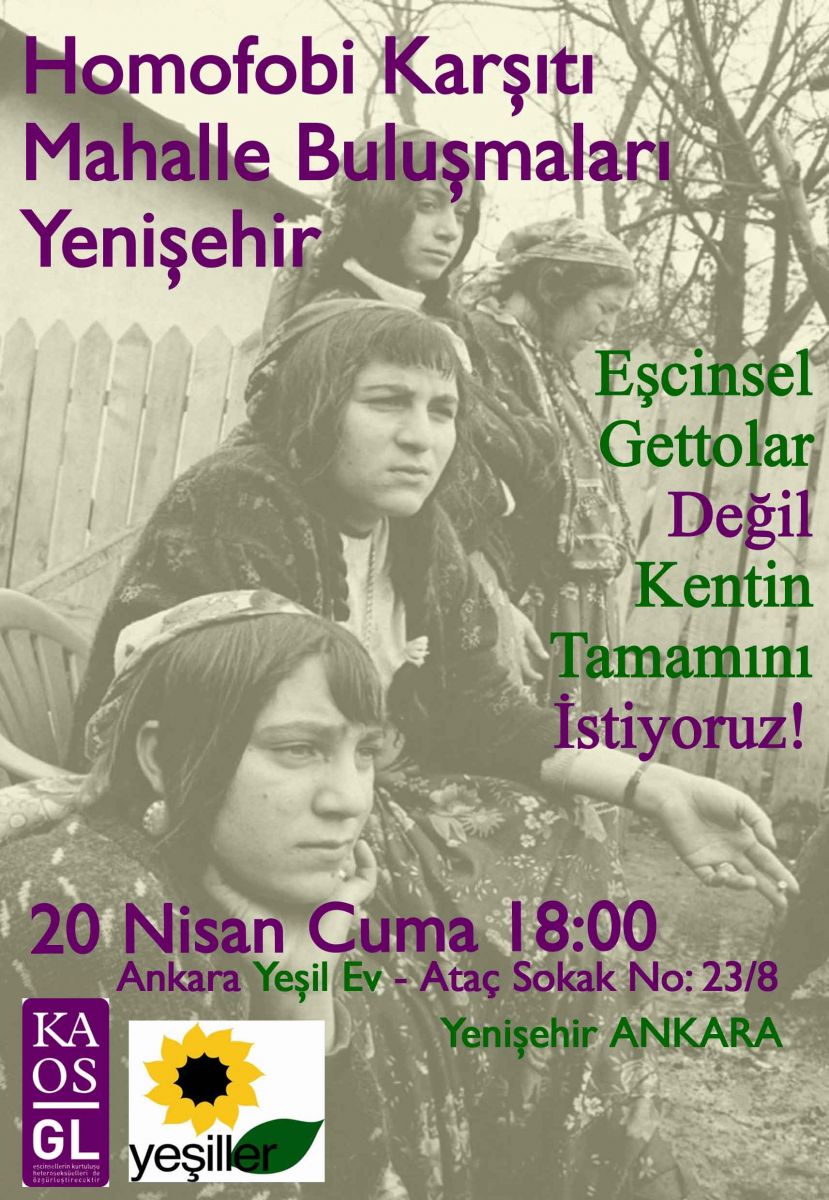 Yeşilev&rsquo;de Homofobiye ve Transfobiye Karşı Buluşuyoruz Kaos GL - LGBTİ+ Haber Portalı