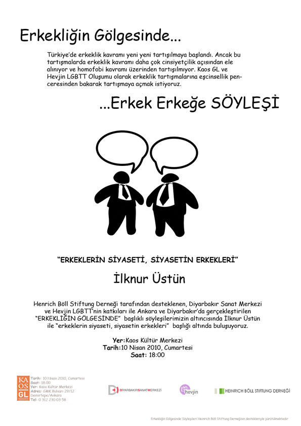 &lsquo;Erkeklerin Siyaseti, Siyasetin Erkekleri&rsquo;  Kaos GL - LGBTİ+ Haber Portalı
