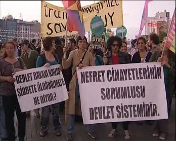 Bursa'da Öldürülen İrem İçin İstanbul'da da Eylem Yapıldı Kaos GL - LGBTİ+ Haber Portalı