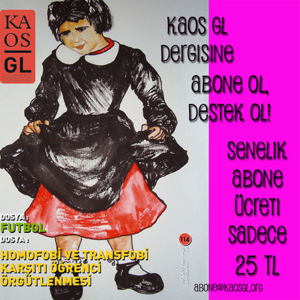 Abone Ol, Destek Ol! Kaos GL - LGBTİ+ Haber Portalı