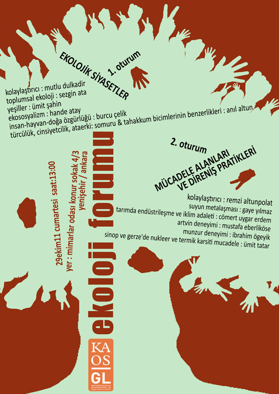 Kaos GL&rsquo;den Ekolojik Forum Kaos GL - LGBTİ+ Haber Portalı