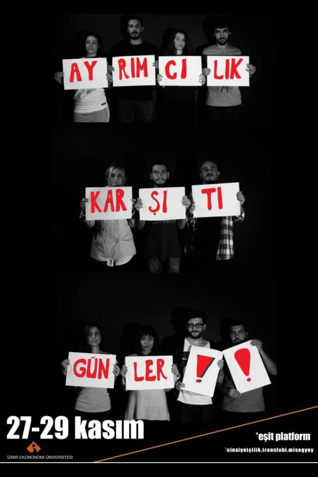 İzmir&rsquo;de Ayrımcılık Karşıtı Günler Kaos GL - LGBTİ+ Haber Portalı