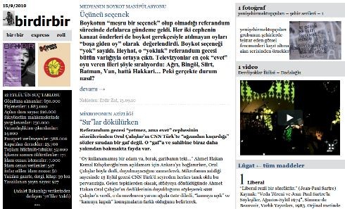 Bir+Bir, Express, Roll, Hepsi Bir Arada, birdirbir.org'da Kaos GL - LGBTİ+ Haber Portalı