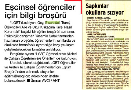 Yeni Akit&rsquo;in Nefreti 30 Ekim&rsquo;de Yargılanacak Kaos GL - LGBTİ+ Haber Portalı