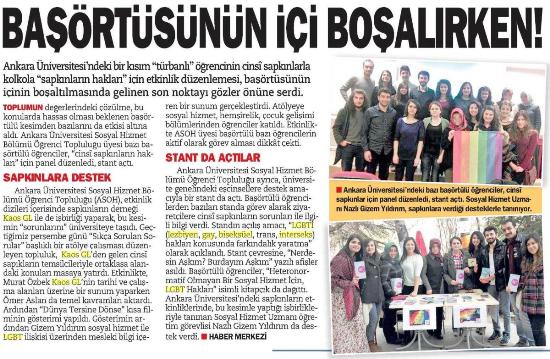 Vahdet&rsquo;ten başörtüsü ayrımcılığı! Kaos GL - LGBTİ+ Haber Portalı