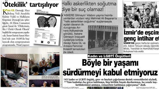 Gazetelerde ne kadar yer aldık: Biz hayatı durdurursak hayat gerçekten durur! Kaos GL - LGBTİ+ Haber Portalı