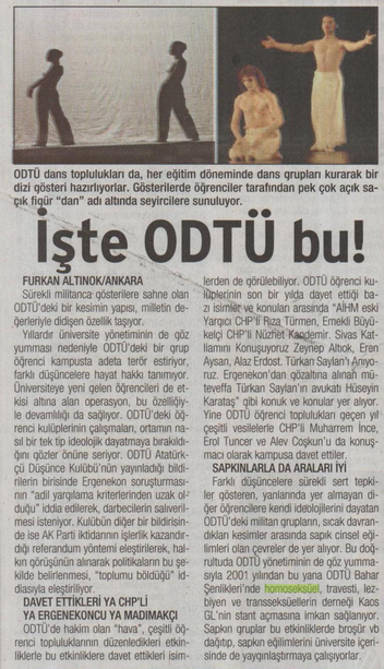 Gasteler Bizi Söyler  9 Ocak 2013 Kaos GL - LGBTİ+ Haber Portalı