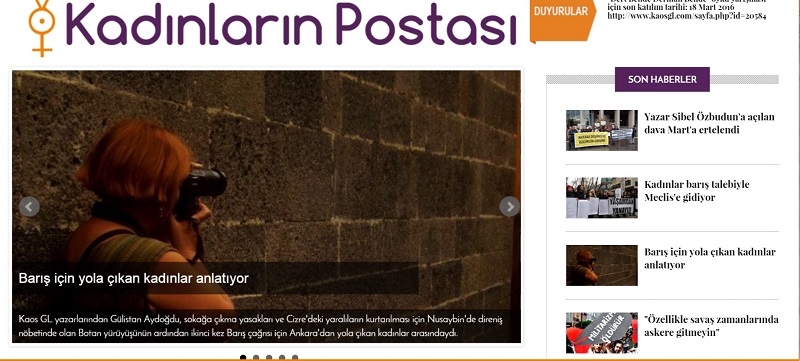 Kadınların Postası yayına başladı Kaos GL - LGBTİ+ Haber Portalı