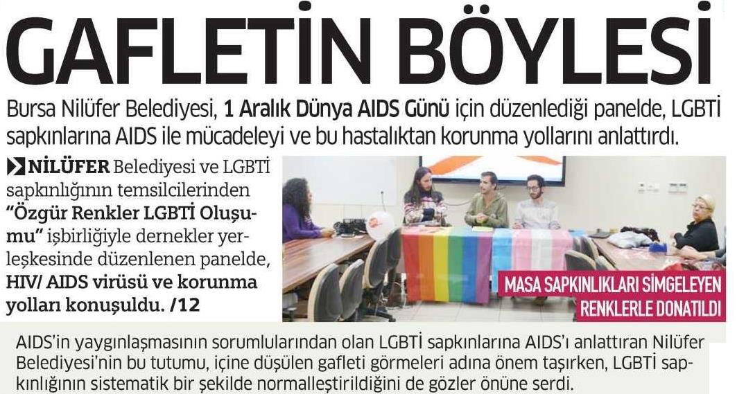 Gasteler bizi söyler: Gafletten uyanın, LGBTİ&rsquo;ler sapkın&rsquo; değil! Kaos GL - LGBTİ+ Haber Portalı
