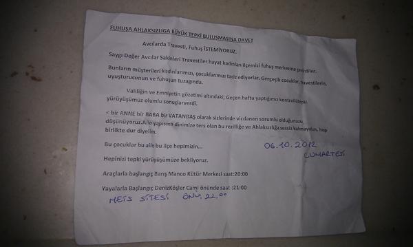 Avcılar&rsquo;ın Son Beş Aylık Transfobi Tarihi Kaos GL - LGBTİ+ Haber Portalı