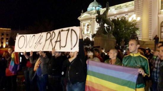 Belgrade made it: Hundreds LGBT in the streets like in the Stonewall time Kaos GL - News Portal for LGBTI+