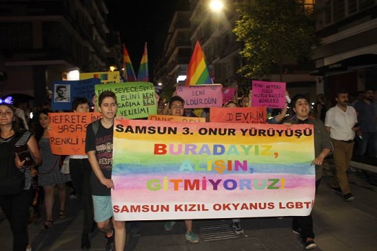 3. Samsun Onur Yürüyüşü: "Kokuşmuş sisteminize karşı direnmeye devam edeceğiz!" | Kaos GL - LGBTİ+ Haber Portalı
