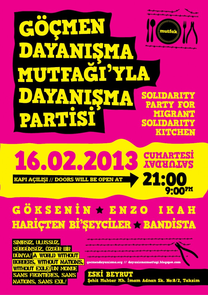 Göçmen Dayanışma Mutfağı&rsquo;yla Dayanışma Partisi Kaos GL - LGBTİ+ Haber Portalı