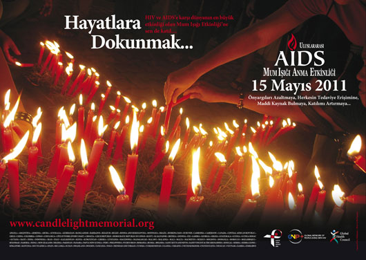AIDS Mum Işığı Anması İlk Kez Türkiye&rsquo;de Yapılacak Kaos GL - LGBTİ+ Haber Portalı
