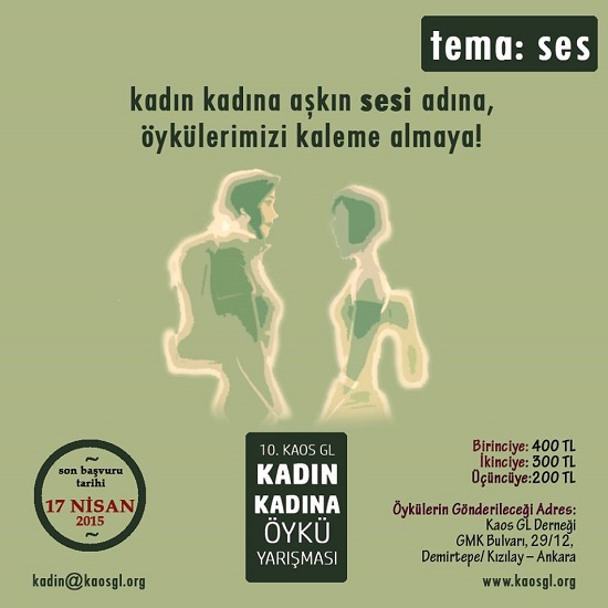 Kadın kadına aşkın SES&rsquo;i için son 9 gün! Kaos GL - LGBTİ+ Haber Portalı