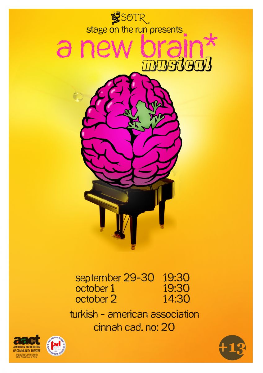 William Finn&rsquo;in Eseri A New Brain 29-30 Eylül 1-2 Ekim&rsquo;de Ankara&rsquo;da Kaos GL - LGBTİ+ Haber Portalı