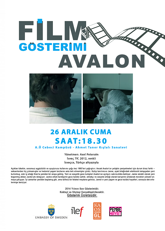 Cuma gösterimlerinde yılın son filmi: Avalon Kaos GL - LGBTİ+ Haber Portalı