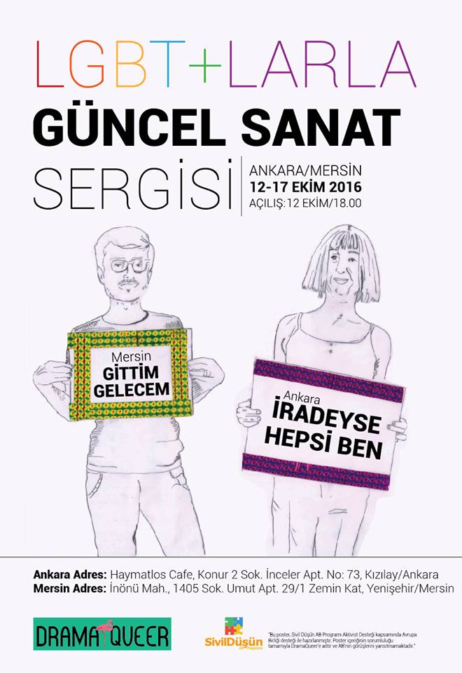 LGBTİ+&rsquo;larla Güncel Sanat Sergisi başlıyor Kaos GL - LGBTİ+ Haber Portalı